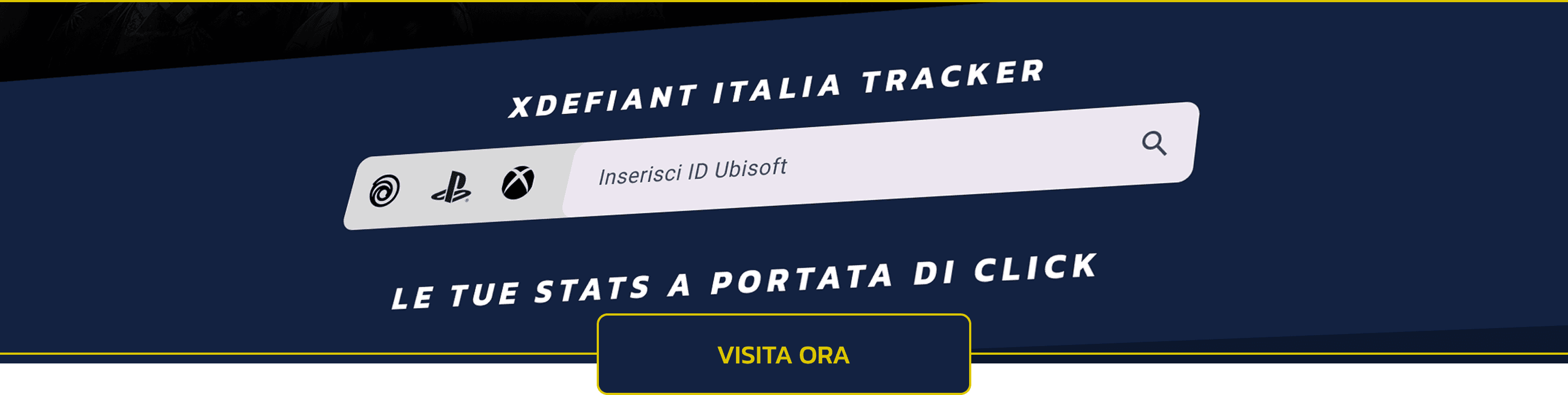 Tracker XDefiant Italia