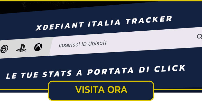 Tracker XDefiant Italia